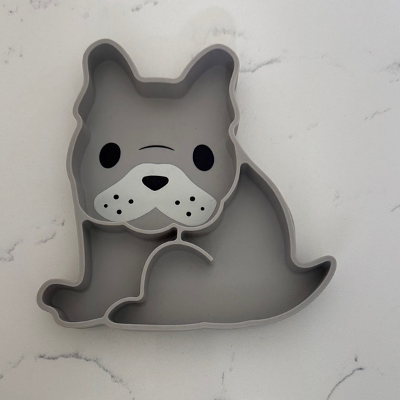 Other - Melii silicone suctionGray Dog-Shaped Silicone plate